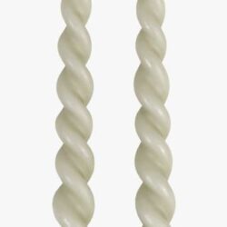 Twisted kruunukynttilä vaaleanvihreä