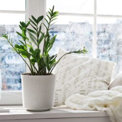 4Living Gama Textil ruukku Ø30 cm luonnonvalkoinen
