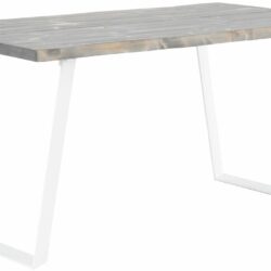 Triangel lankkupöytä 150x88 cm savunharmaa/valkoinen
