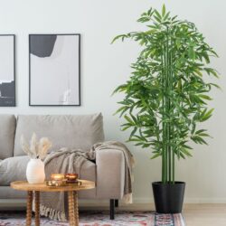 Bambu tekokasvi 180 cm vihreä