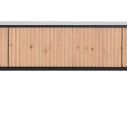 Taimi tv-taso 209x41x47 cm hiekka/hiili