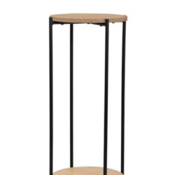 Day Retro kukkapöytä pyöreä 30 cm musta/tammi