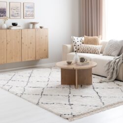 Marocco nukkamatto 80x150 cm luonnonvalkoinen